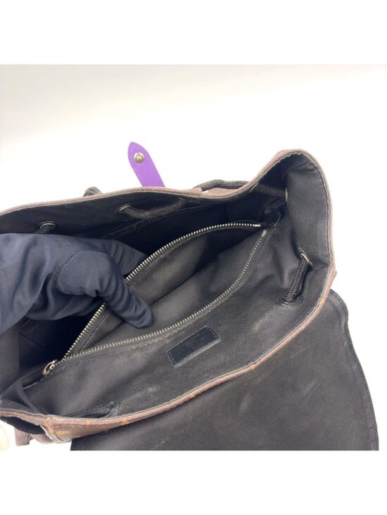 Louis Vuitton Christopher PM Monogram Macassar Leather Purple Brown Black main image 4